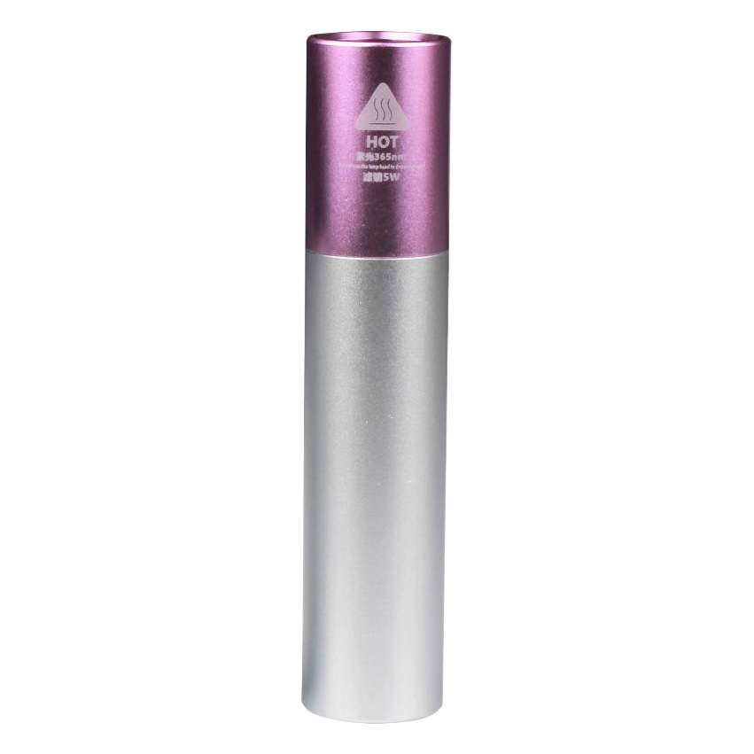Purple Light Flashlight 365Nm Ultraviolet Currency Detector Lamp Wood-Type Fluorescent Fungus Aflatoxin Flashlight Cat Moss