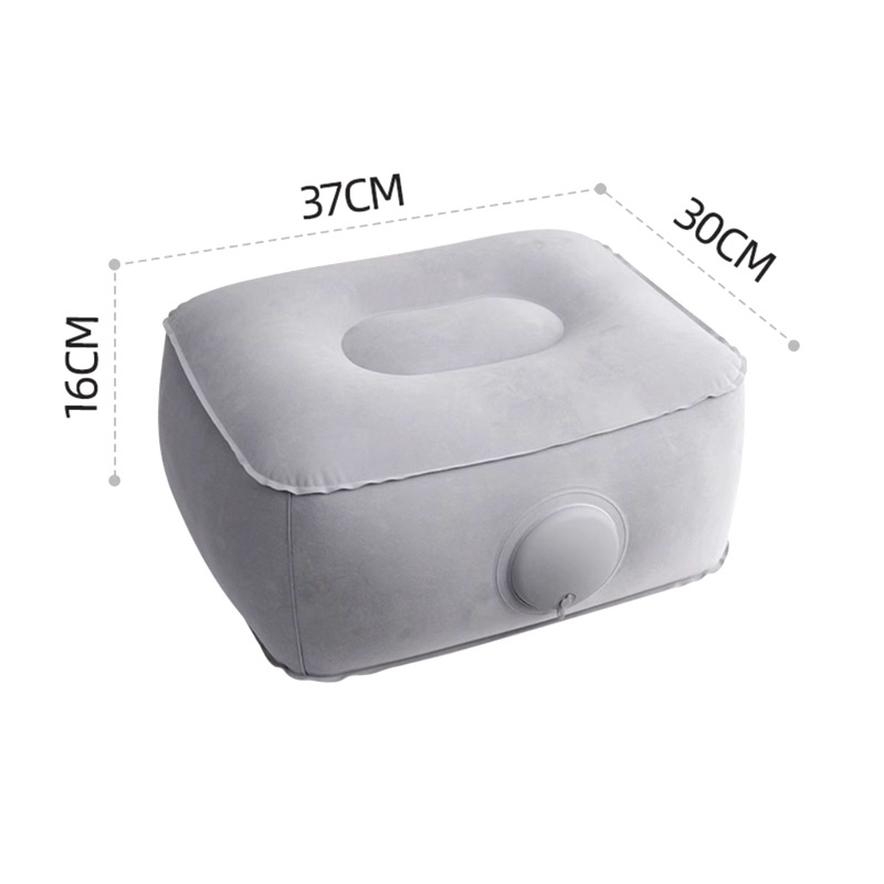 Picture of Two-layer three-layer inflatable footrest car rear filling inflatable stool travel aircraft high-speed rail rest foot pedal cross-border