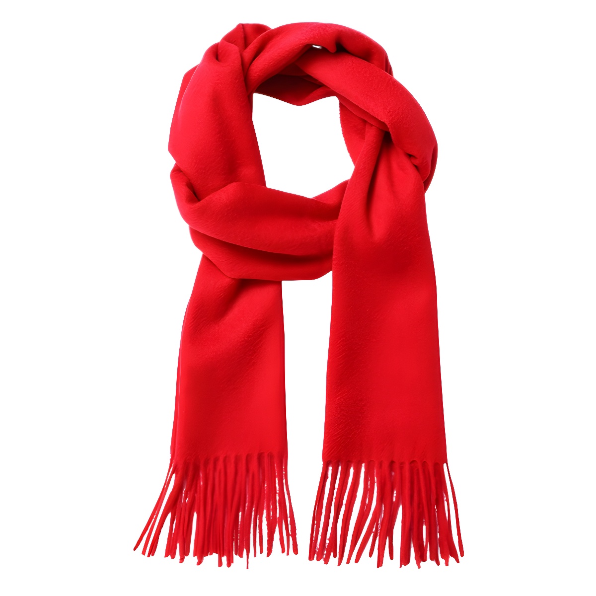 Annual Meeting Red Scarf Printing Opening Event Custom Logo Class Reunion Chinese Wool Wholesale Embroider