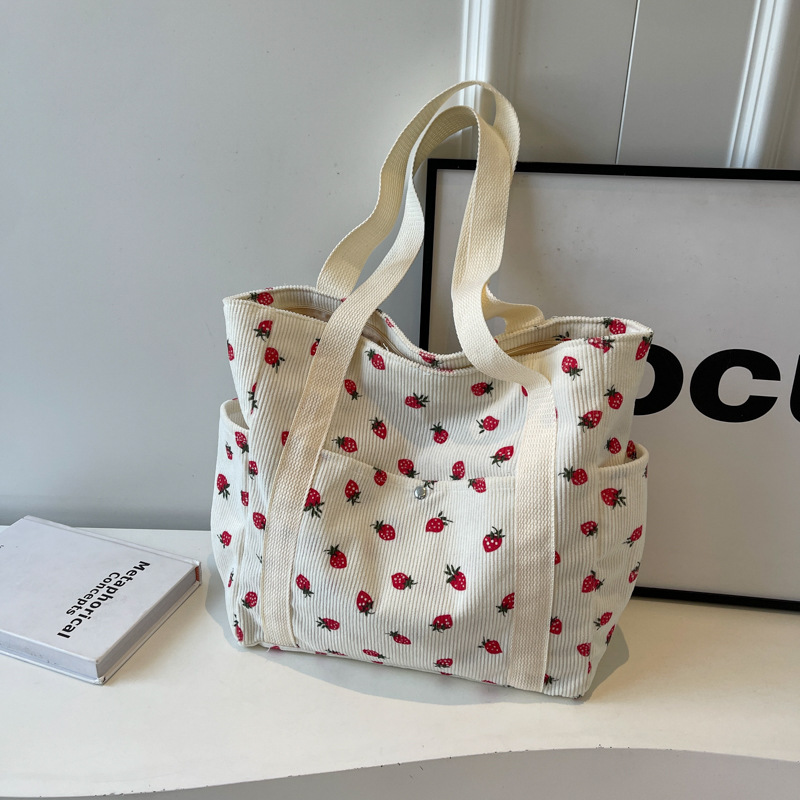 Large Capacity Beautiful Simple Fashion Casual Shoulder Bag Women's 2024 Summer New Simple Fashion Portable Tote Bag