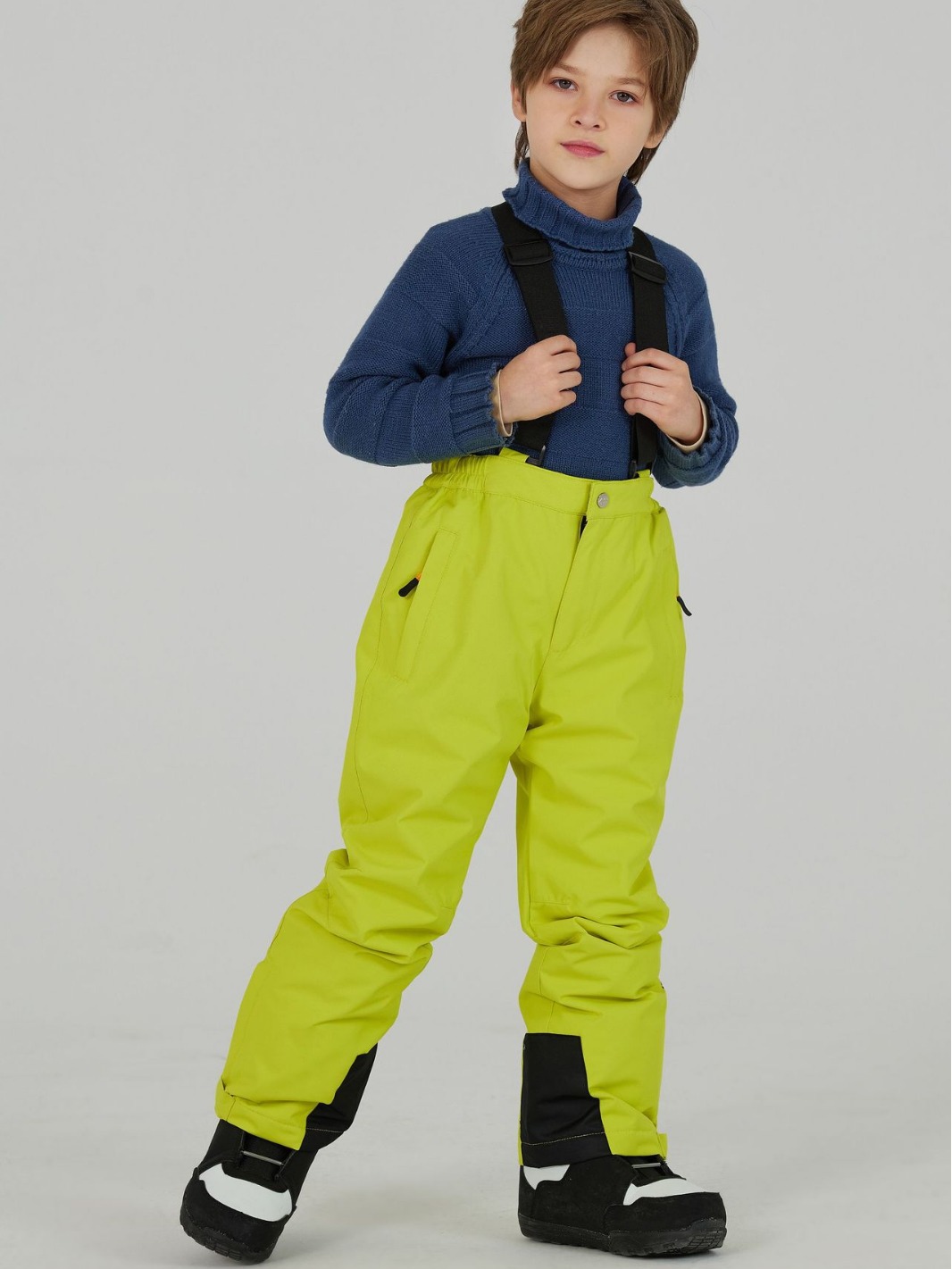 Picture of Children's Ski Pants, Single Board and Double Board, Loose, Large, Windproof, Waterproof, Warm, Ski and Mountaineering