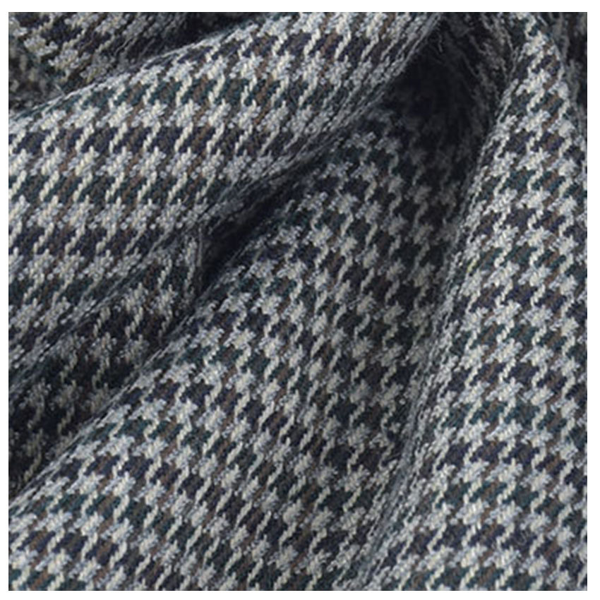 Picture of tr houndstooth dyed fabric yarn-dyed stretch fabric fabric yarn-dyed plaid polyester viscose yarn-dyed polyester viscose pants