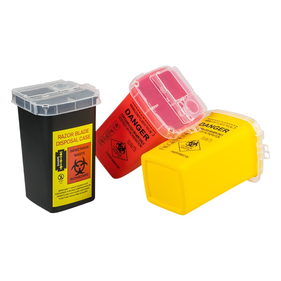 Convenient Waste Large Multi-Color Recycling Barrel Trash Can Tattoo Storage Waste Barrel Beauty Tools
