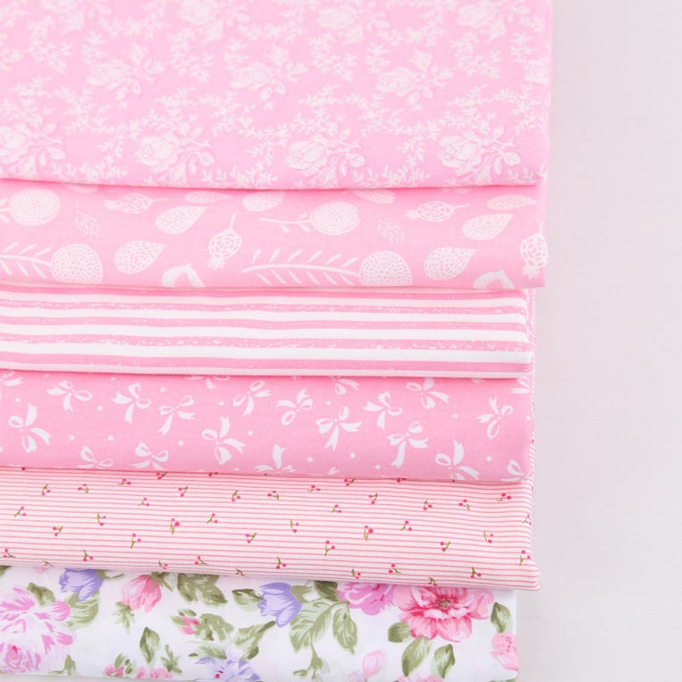 Picture of European Nordic handmade DIY patchwork twill fabric baby cotton printed cotton fabric group 25cm80cm