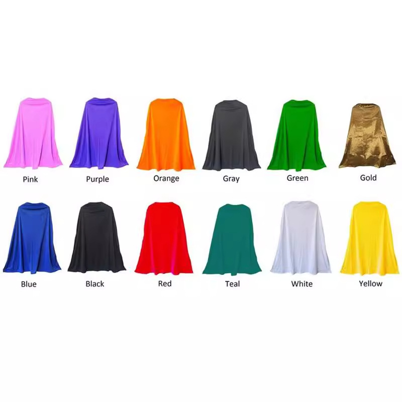 2025 Export Multi-Color Optional Hero Cape Batman Cape Captain America Superman Shawl