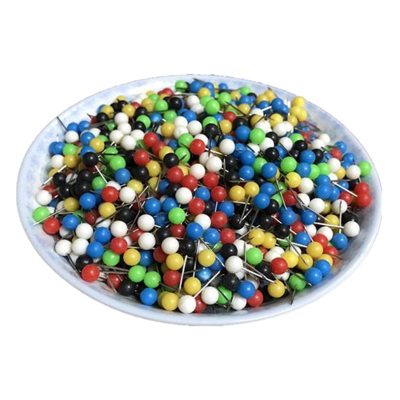 Color pearl pin spool fixed pin thread set thread box fishing fishing gear accessories