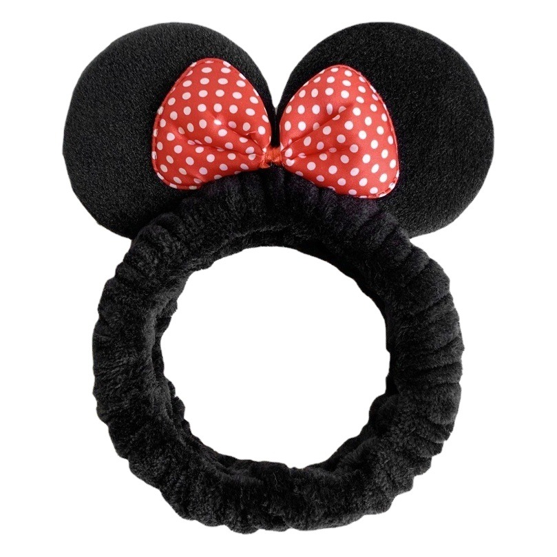 Korean Cute Internet Popular Minnie Hairband Star Wear Lou Long Ears Hairpin Snow White Hairpin Year of the Ox Headband Jewelry
