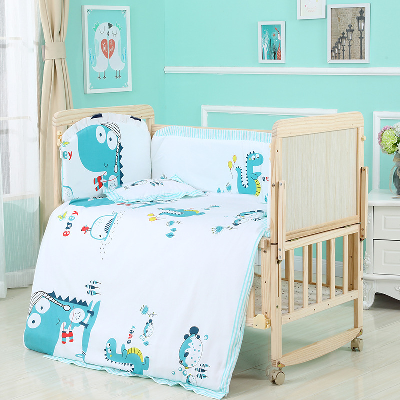 Picture of Factory Direct Sales Crib Solid Wood Paint-Free Baby Bed Multi-Functional Kidsren's Bb Cradle Bed Wholesale Dropshipping