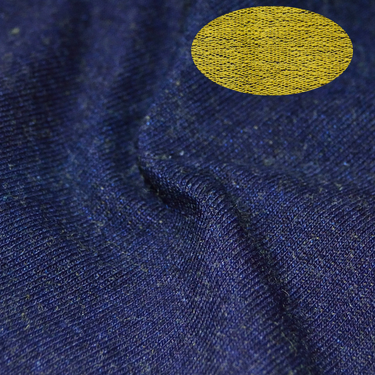 Factory spot knitted wash denim polyester color bottom wash resistant flat small Terry 350 grams of warm fabric