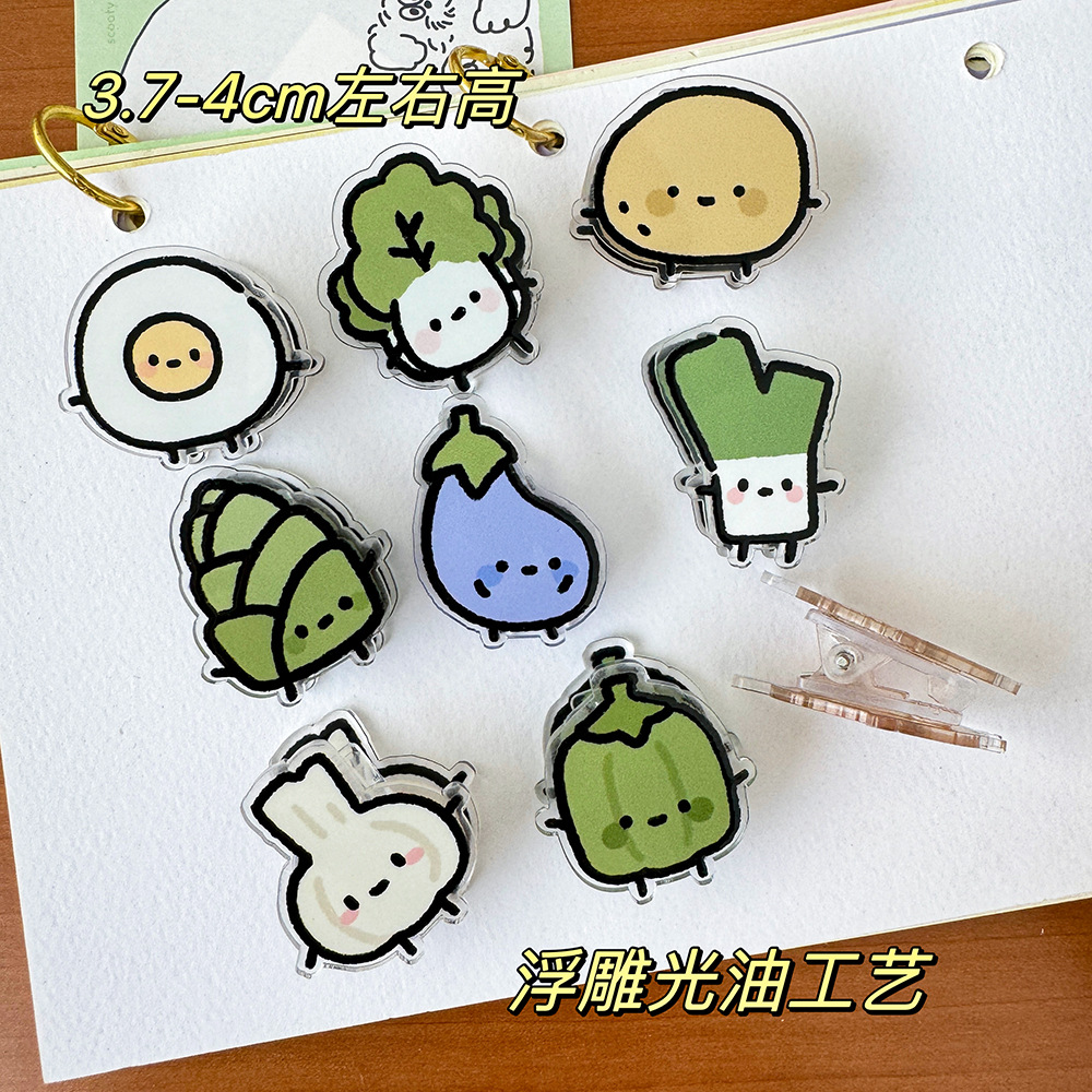 Picture of Copyright INS animal cartoon decoration gift seal clip note clip pp clip to send students cute 2 yuan merchandise