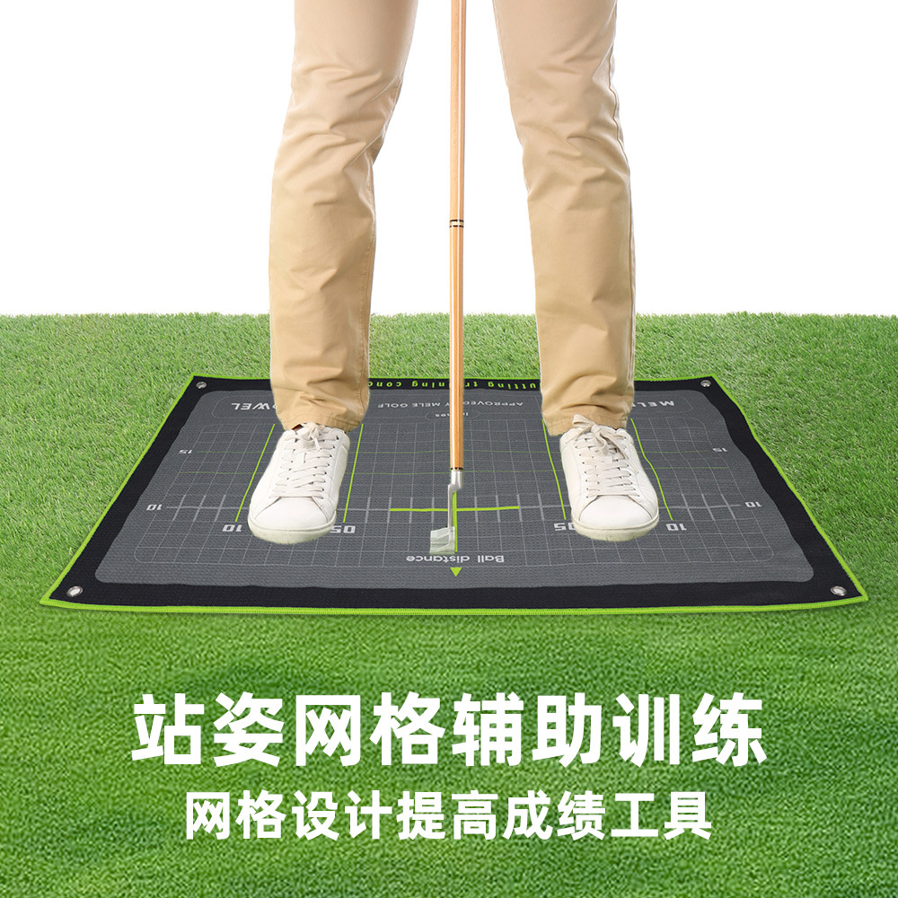 Picture of Multifunctional golf putter station towel waffle sports towel club putter practice towel golf