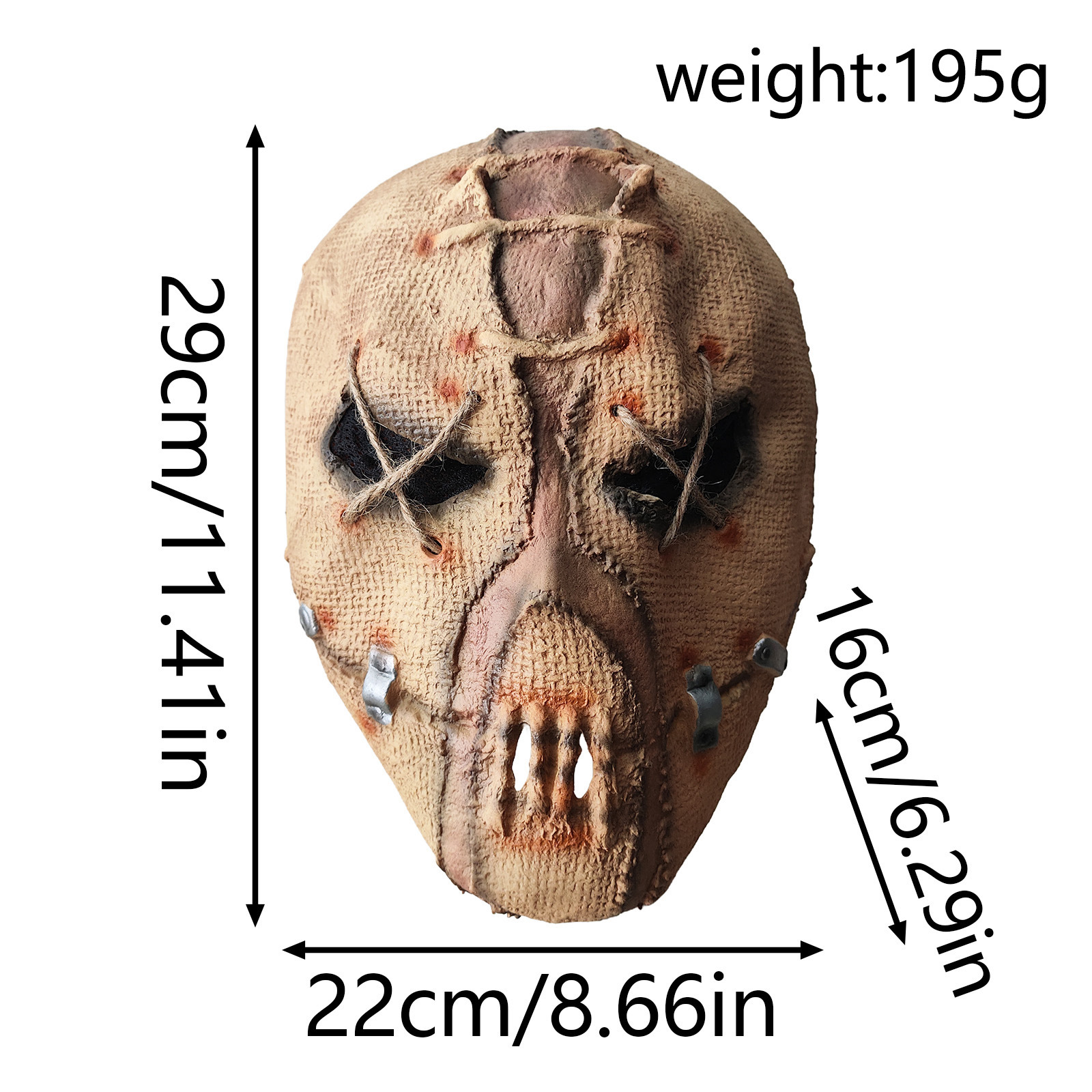 Picture of Halloween Horror Latex Mask Headgear Ball Play Party COS Show Props Dress Up Chamber of Secrets Escape