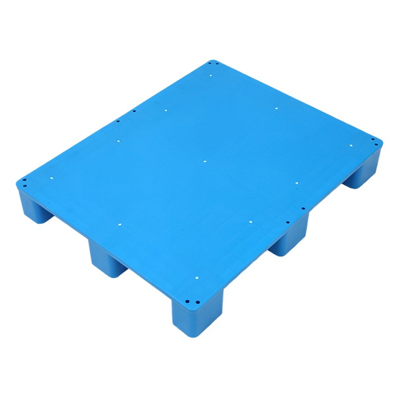 Supermarket plastic flat tray 8060 flat nine-leg tray warehouse goods plastic moisture-proof board forklift tray
