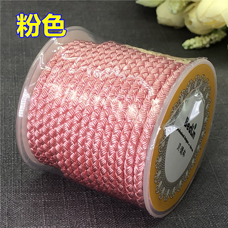 Picture of Taiwan line 3mm wear-resistant twist dragon pattern rope hand woven diy jade beeswax necklace rope hand rope wire
