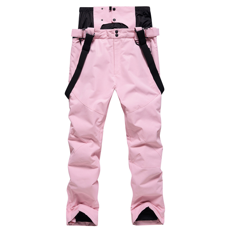 Picture of 2022 new ski pants men's and women's plus size warm veneer double waterproof windproof pants e-commerce support a generation of hair