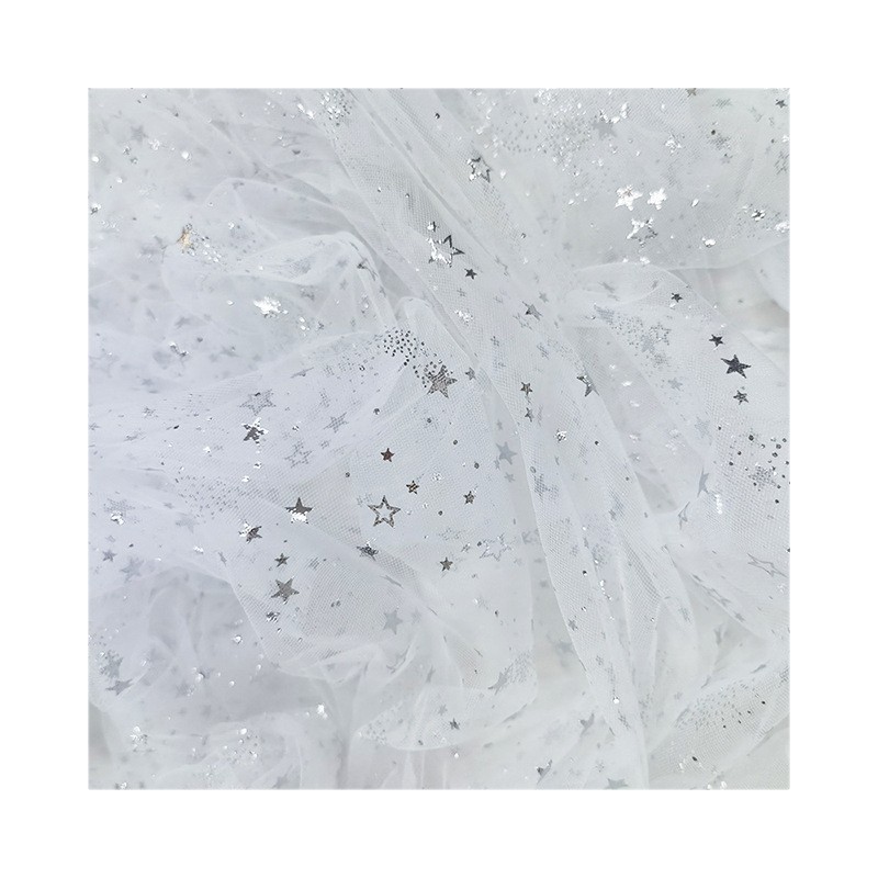 Picture of Trailing meteor gauze sheer soft nylon American mesh pet clothes, Barbie skirts, children's dresses, souvenir mesh tulle