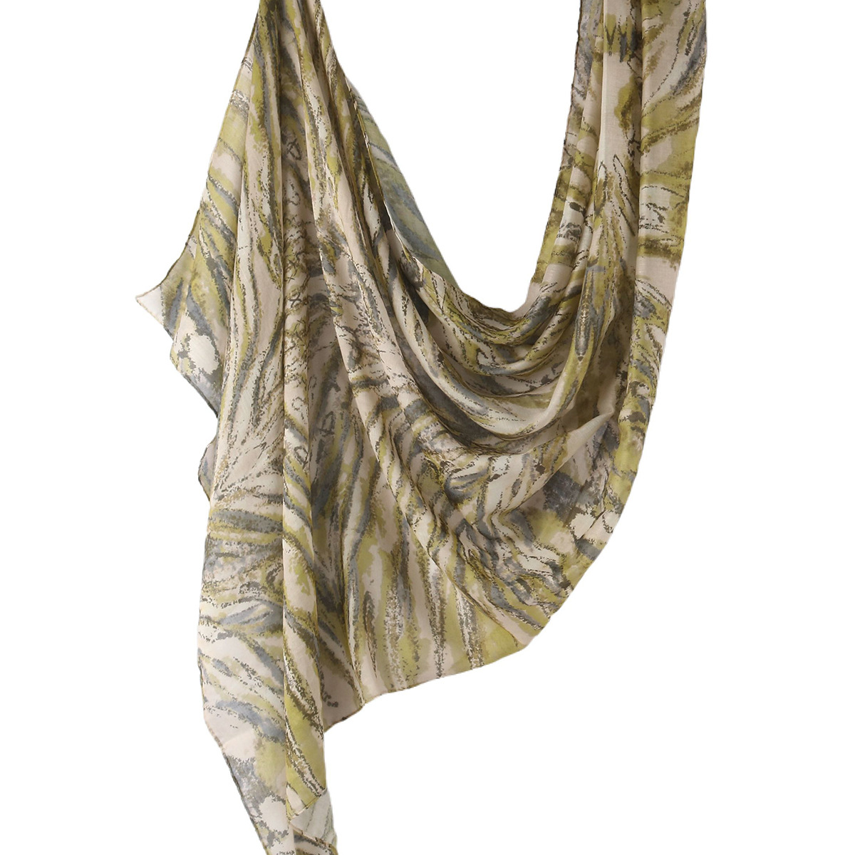 Picture of Best-Selling Watercolor Tie-Dye Cotton Scarf Arabian Satin Polyester Long Scarf Turkish Middle Eastern Scarf
