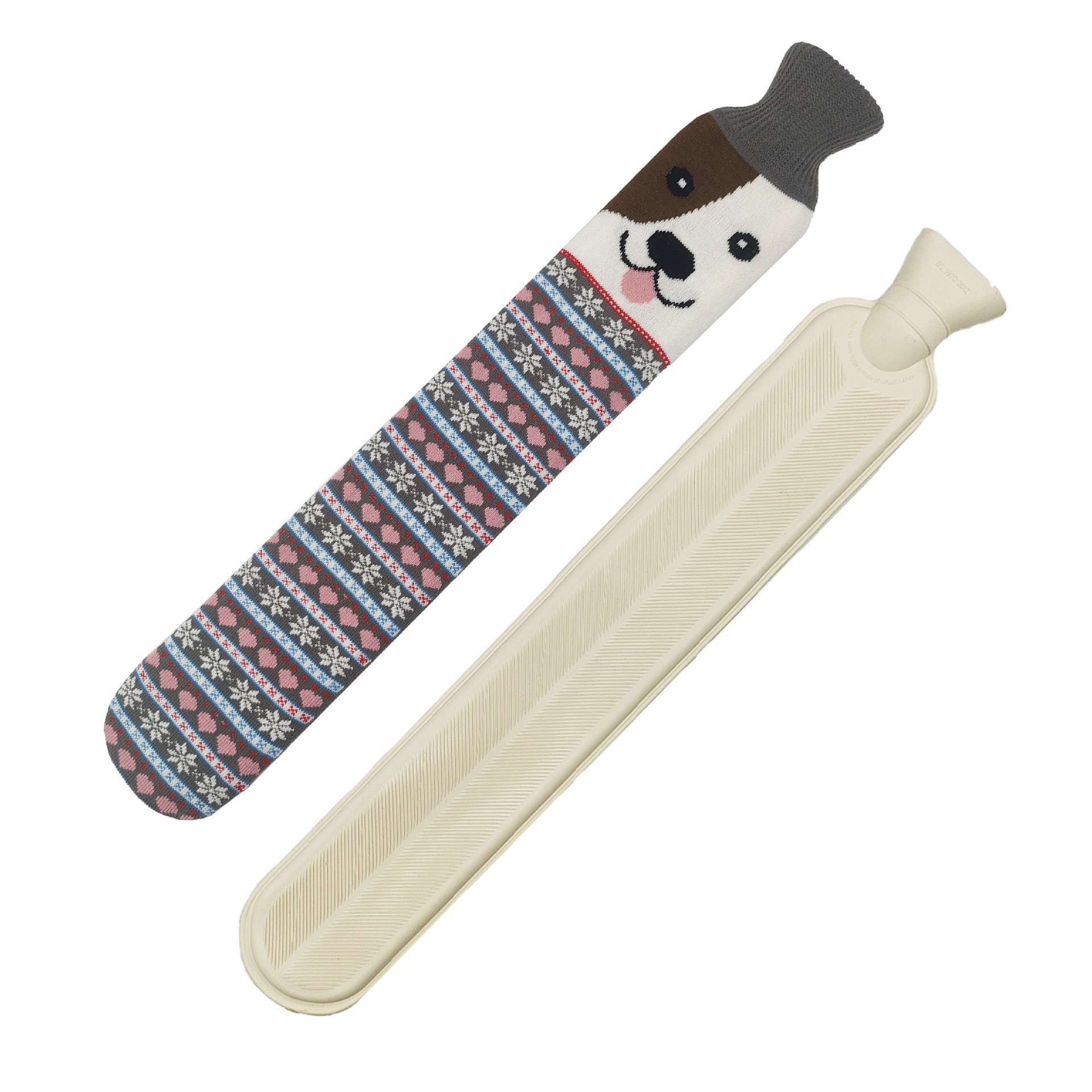 Picture of Belt hot compress warm hand water bag warm shoulder neck plush rubber hot water bag Flushing strip warm hand treasure spot wholesale