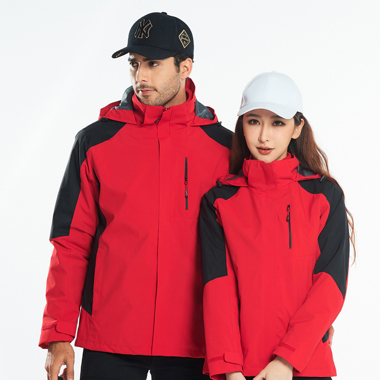 Picture of Jacket for Men and Women, 3-in-1, Two-Piece Set for Men, Warm, Waterproof, Breathable, Outdoor Workwear, Windproof and Wear-Resistant