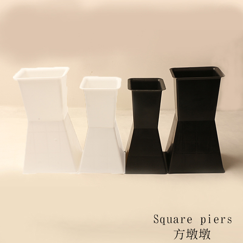 Valentine's Day Flower Bag Artifact Square Pier Square Flower Bag Flower Fixing Base Flower Bundle Inner Pier Flower Arrow Tube