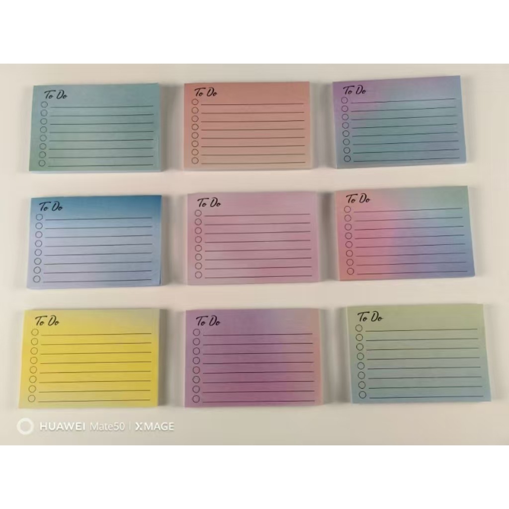 Picture of Gradient Convenience Stickers ins Spot Message Stickers 2023 Simple Post-it Stickers Customized Post-it Stickers for Students