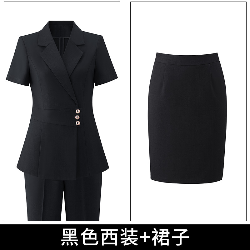 Picture of High-end professional suit suit women's summer fashion temperament goddess Fan Sales Department hotel front desk work clothes formal wear