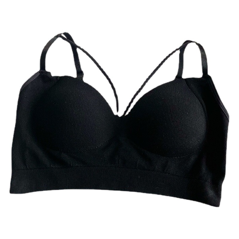 Summer Sexy V-neck Sling Wrapped Chest Vest Inner Wearing Outer Wearing Care Machine Design Tube Top Gathered Underwear Women