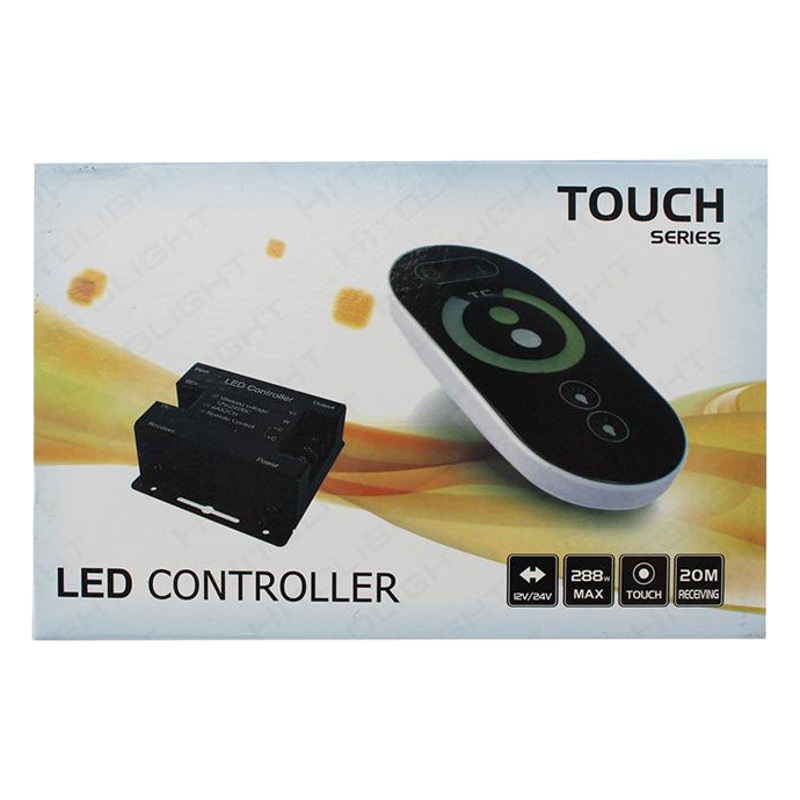 Xilai light led controller two-color temperature 5050 light with light bar wireless RF touch remote control color adjustment temperature dimmer