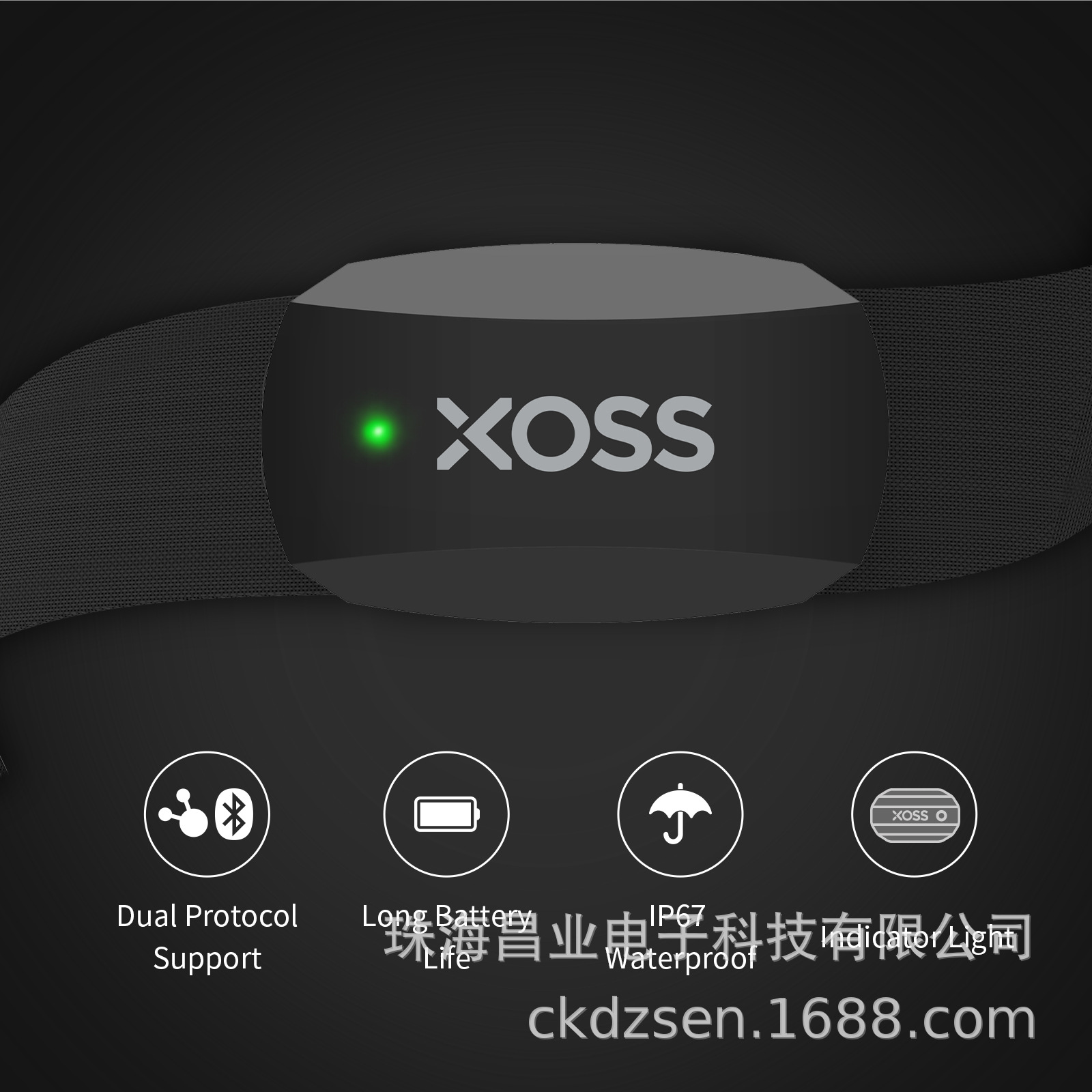 X2 Heart Rate Monitor with Bluetooth for Running and Cycling, Dual-Mode Cycling Computer Accessory, Dedicated for Cycling
