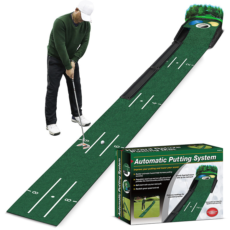 New 3-hole 3D putter blanket cross-border in stock portable golf green indoor and outdoor putter exerciser manufacturers