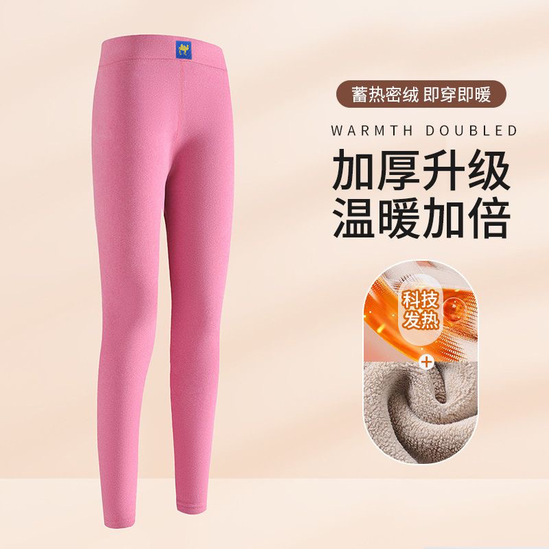 Picture of Lamb fleece camel wool warm pants autumn and winter plus size fat sister cold-proof fleece-lined thick autumn pants women's high waist leggings