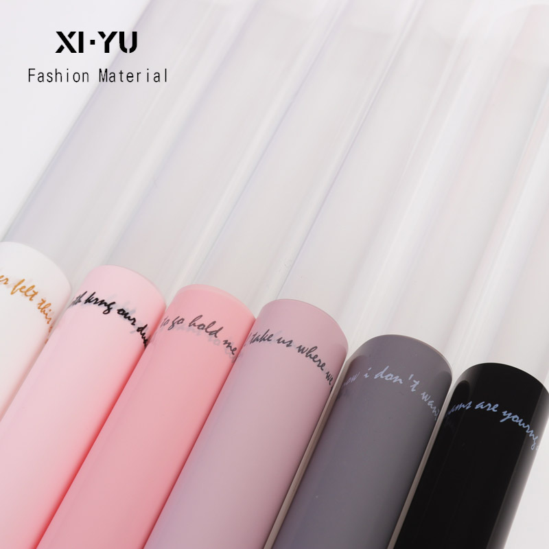 New high-end single flower bag waterproof translucent bouquet multi-flower packaging bag single rose bag