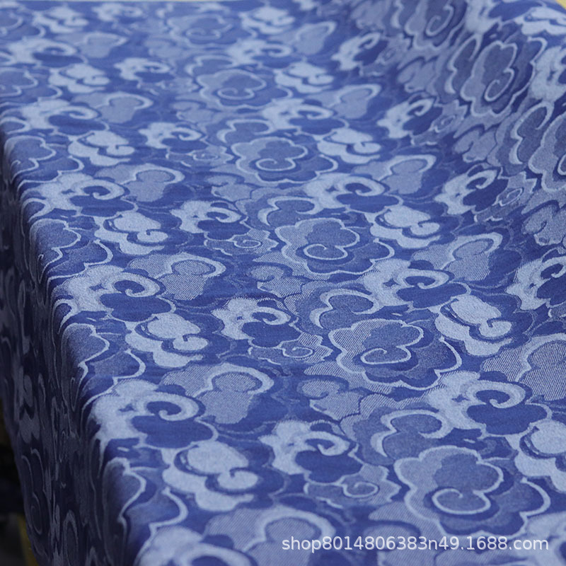Picture of Factory Wholesale China Xiangyun Jacquard Denim Fabric Clothing Fabric Washed Thickened Pants Jacket Skirt
