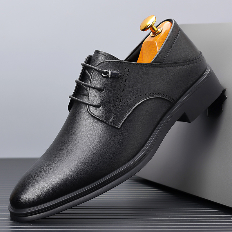 Business Leather Shoes for Men 2025 New Handmade Cowhide Men's Casual Shoes Trendyy Fashion White Leather Shoes Dancing Shoes