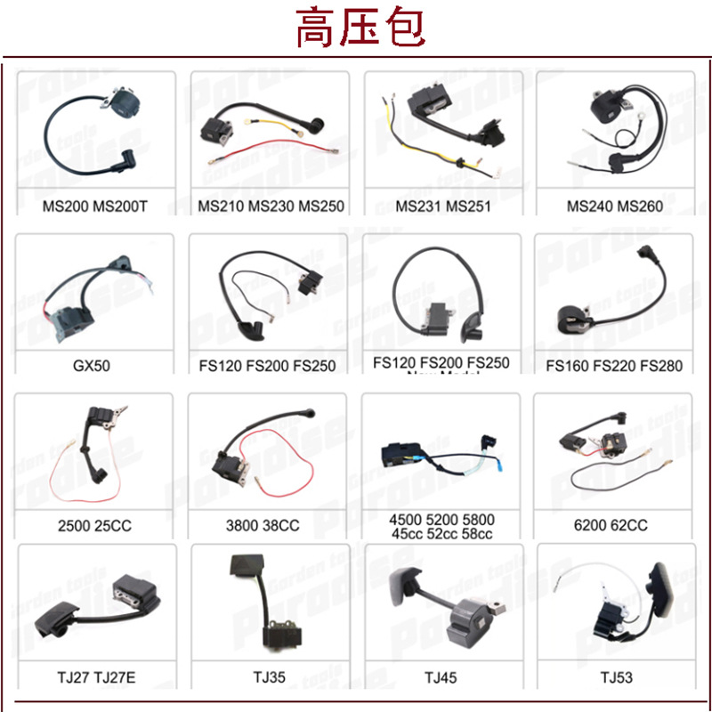 Picture of Head manufacturer MS250 chain saw accessories MS250 chain saw Integrated Passive plate 7 teeth