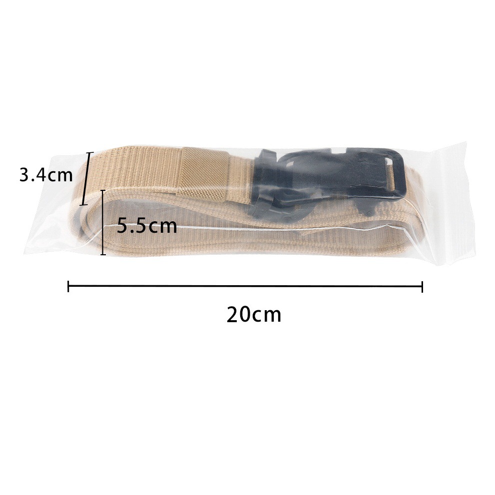 Casual and Versatile Men's Automatic Buckle Belt, Fashionable Commuter Nylon Belt, Daily Travel, Simple Canvas Belt for Men