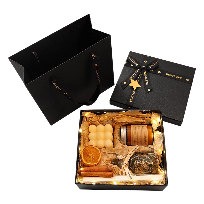 Picture of Lover's March 8Th Scented Candle Gift Box Indoor Creative Glass Cup Atmosphere Incense Fragrance Accompanying Gift List