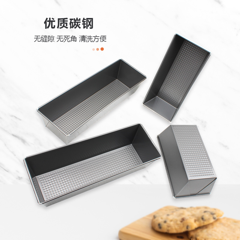 Picture of Toast Bread Mold Honeycomb Toast Box Rectangular Bread Baking Pan Cake Mold Non-stick Carbon Steel Baking Mold