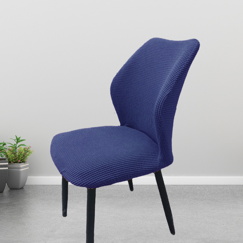 Picture of Chair Cover Elastic All-inclusive Household Modern Curved Dining Chair Cover Cushion Backrest Integrated Household Stool Cover Cover