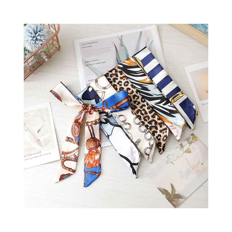 Picture of Gift Box Silk Scarf Straps, Narrow and Long Bags, Silk Scarf, Headband, Streamer Scarf with Decorative Small Silk Scarf Wholesale