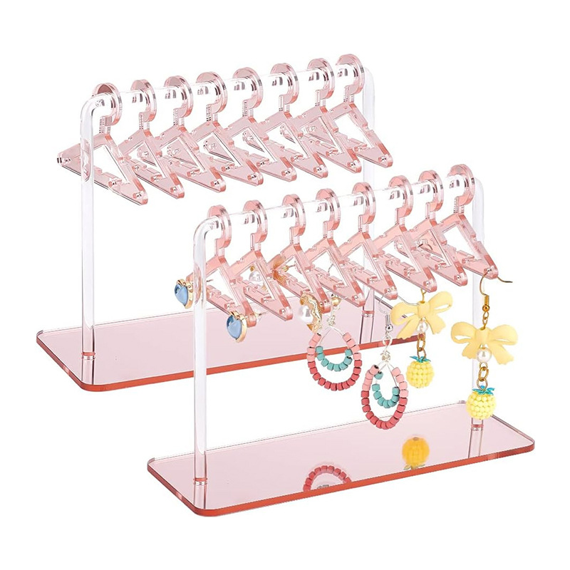 Picture of Cross-border Hanging Personalized Earring Holder Acrylic Costume Frame Earrings Storage Display Rack