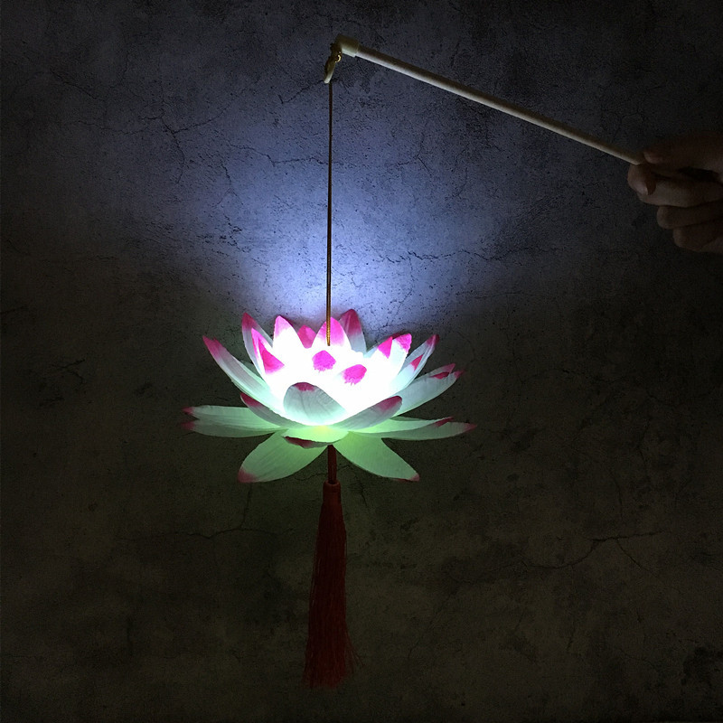 Picture of LED portable lotus lamp children's toy lantern festival dance photo photo props lamp factory direct supply