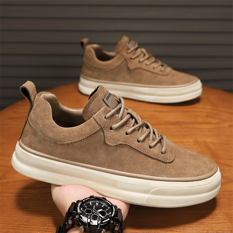 Spring 2025 New Low-top Board Shoes Men's Korean Trendy Student Sports Casual Shoes All-match Men's Shoes Cross-border plus size