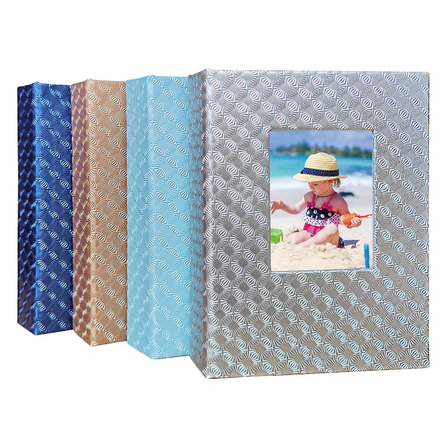 Guangmei manufacturers wholesale leather photo album postcard storage book 6 inch pocket Christmas gift mini photo album book