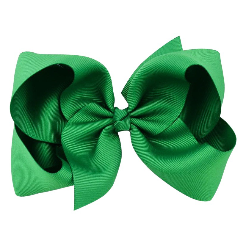 40 color Amazon hot European and American 6 inch children's bow hairpin headdress candy color warped flower 588
