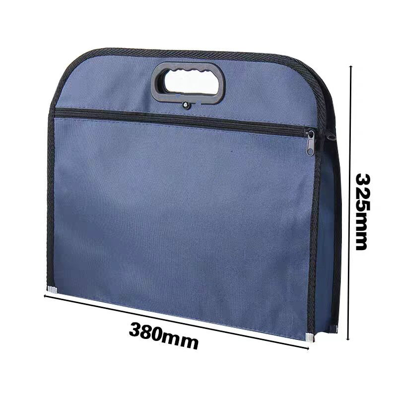 Picture of Wholesale B4 double Oxford cloth file bag portable waterproof file bag large business Storage Conference bag briefcase