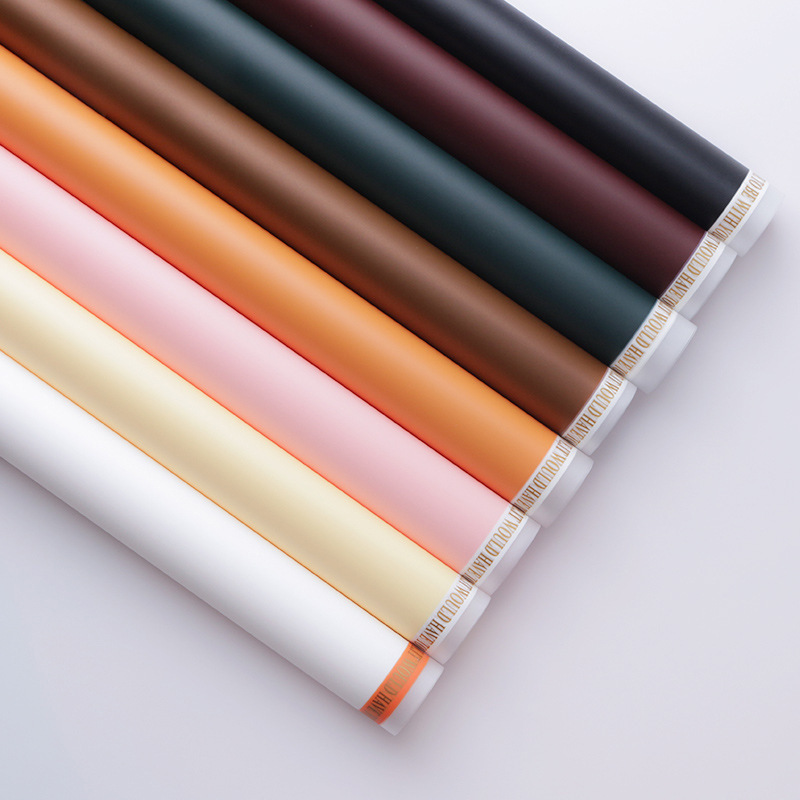 Flower Wrapping Paper Phantom Magic Edge Thickened Waterproof Korean Plain Paper Rose Wrapping Paper Floral Packaging Materials Wholesale
