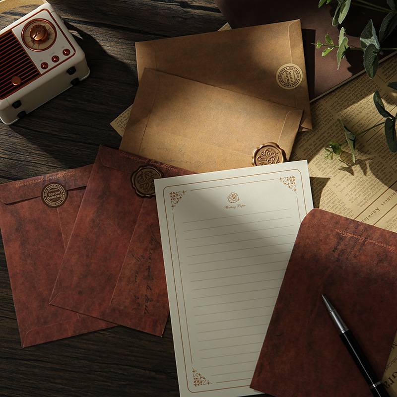 Picture of Retro envelope antique do old creative Kraft paper manufacturers envelope bag storage special paint envelope