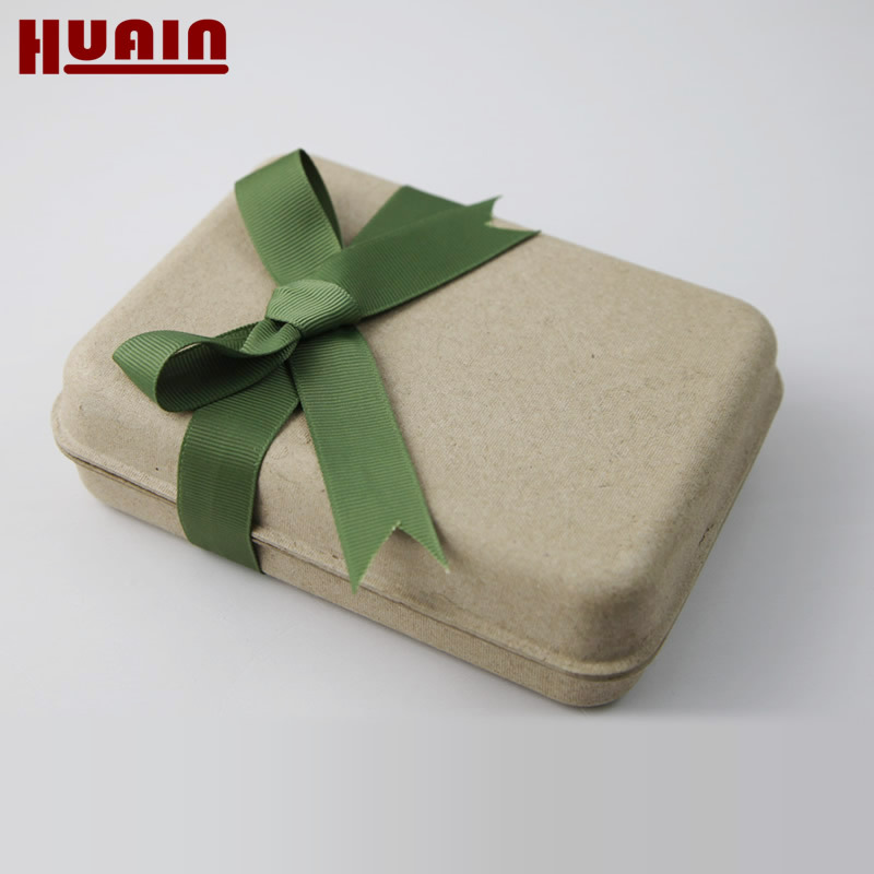 Manufacturer Wholesale Natural Paper Pulp Packaging Soap Box Jewelry Box Retraction Corrugated Pulp Packaging Environmentally Friendly and Biodegradable