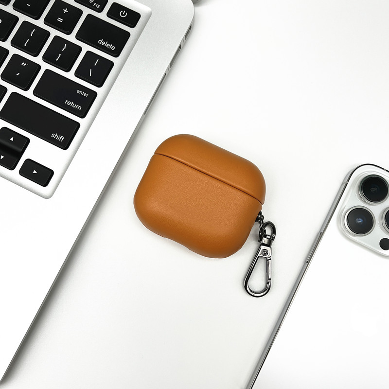 Picture of Suitable for Cross-border AirPods3 Generation Protective Case Leather Apple Bluetooth Headphone Case European and American airpodspro Protective Case